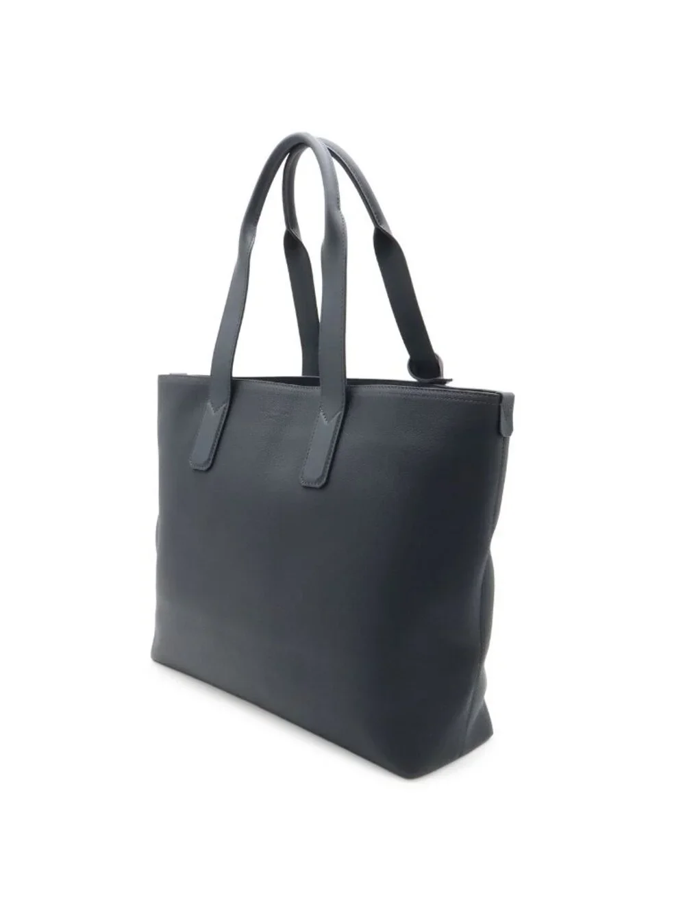 Louis Vuitton LV Aerogram Pilot Tote Shoulder Bag Leather Ink Blue